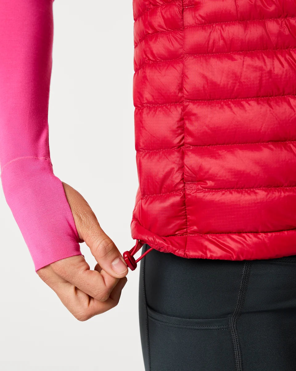 Fuego Down Vest - Women's - Crimson and Spicy 5