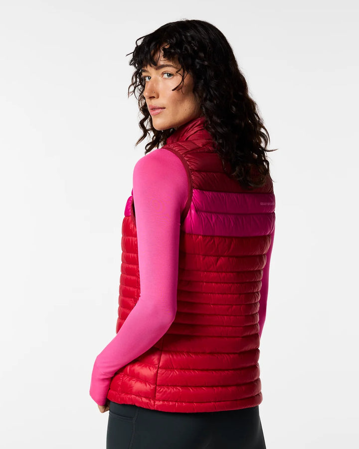 Fuego Down Vest - Women's - Crimson and Spicy thumbnail 1