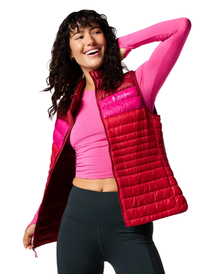Fuego Down Vest - Women's - Crimson and Spicy thumbnail