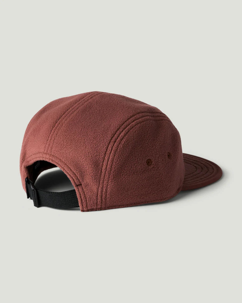 Fleece 5-Panel Hat- Sepia 1