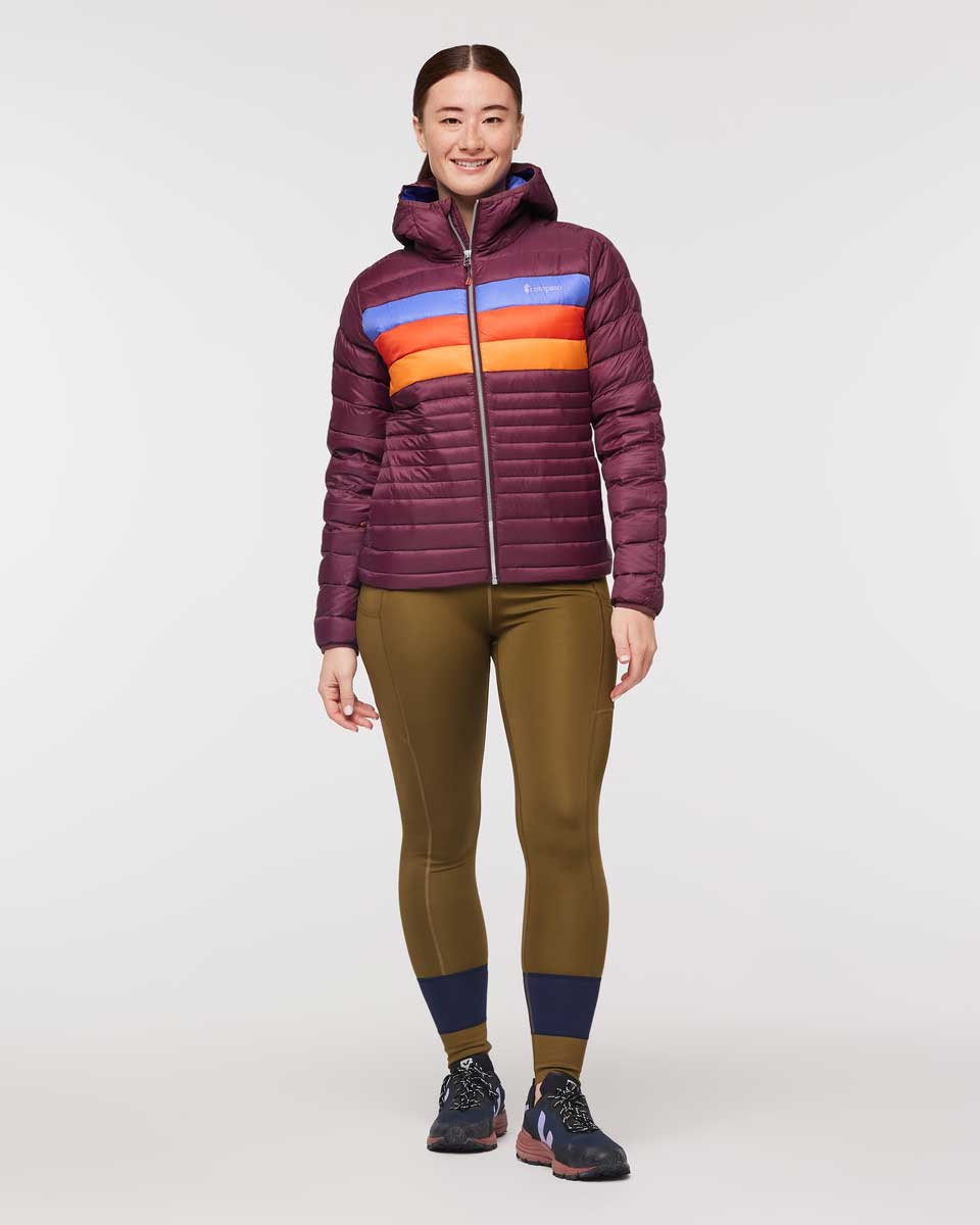 Fuego Down Jacket Wine Stripes 3