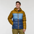 Fuego Max Down Hooded Jacket - Bronze and Deep Sea