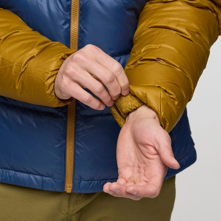 Fuego Max Down Hooded Jacket - Bronze and Deep Sea thumbnail 3