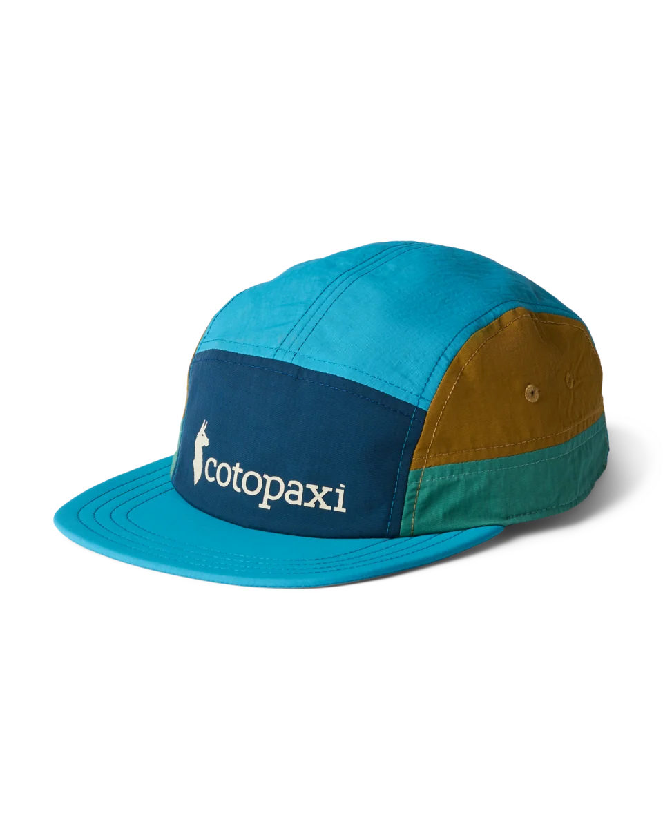 Cotopaxi Tech 5-Panel Hat - Indigo and Oasis