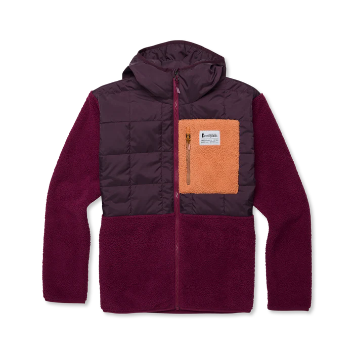 Trico Hybrid Hooded Jacket - Blackberry and Jam 6