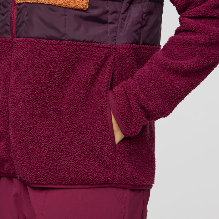 Trico Hybrid Hooded Jacket - Blackberry and Jam thumbnail 4