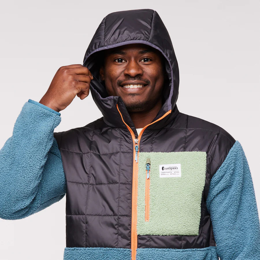 Trico Hybrid Hooded Jacket - Graphite Blue Spruce 3
