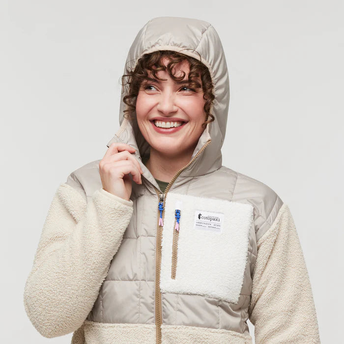 Trico Hybrid Hooded Jacket - Oatmeal Cream thumbnail 4