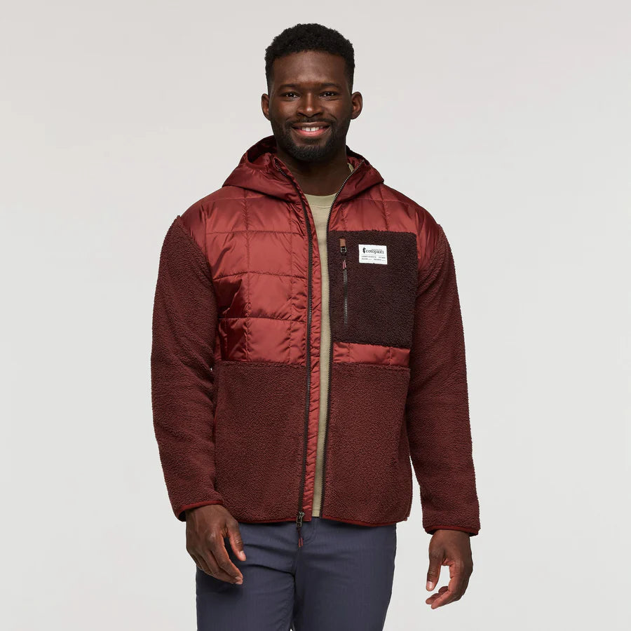 Trico Hybrid Hooded Jacket - Rusty and Chestnut