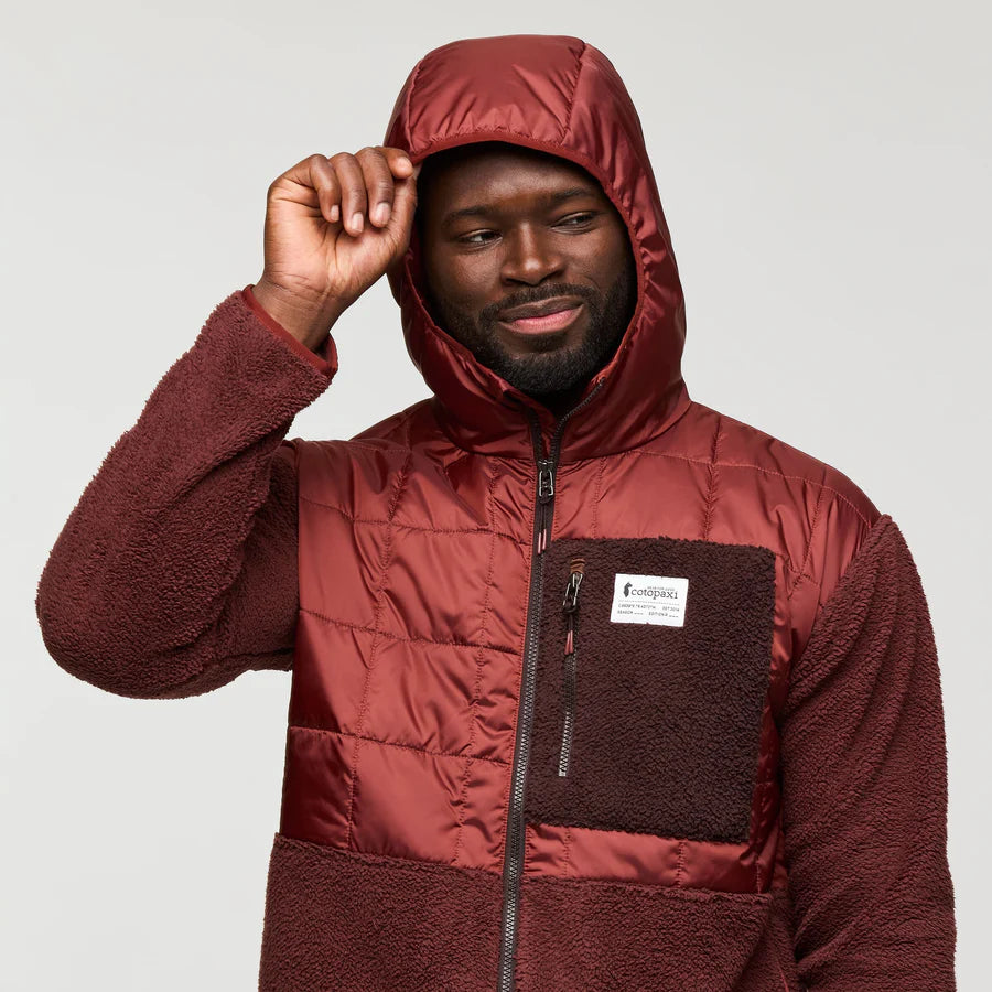 Trico Hybrid Hooded Jacket - Rusty and Chestnut 2