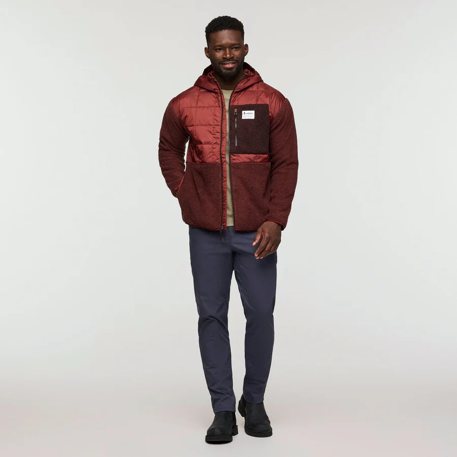 Trico Hybrid Hooded Jacket - Rusty and Chestnut 6