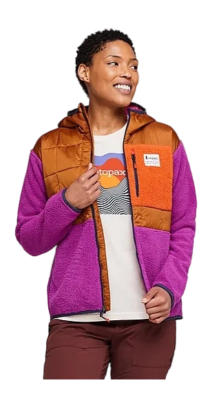 Trico Hybrid Hooded Jacket Thistle & Spice 1