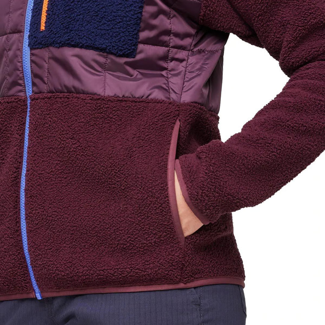 Trico Hybrid Hooded Jacket Wine Wine 4
