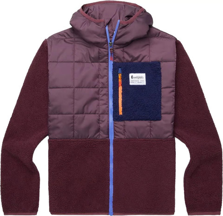Trico Hybrid Hooded Jacket Wine Wine thumbnail 2