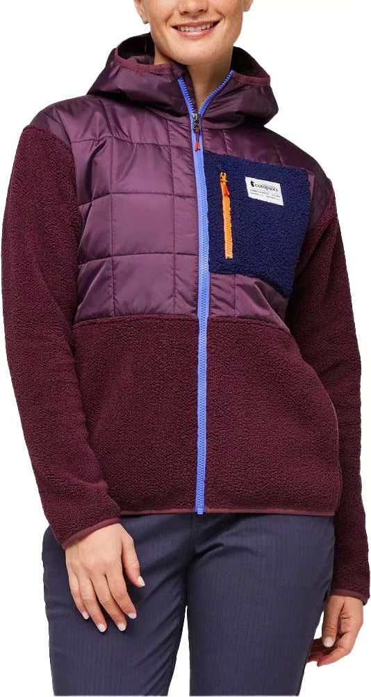Trico Hybrid Hooded Jacket Wine Wine thumbnail