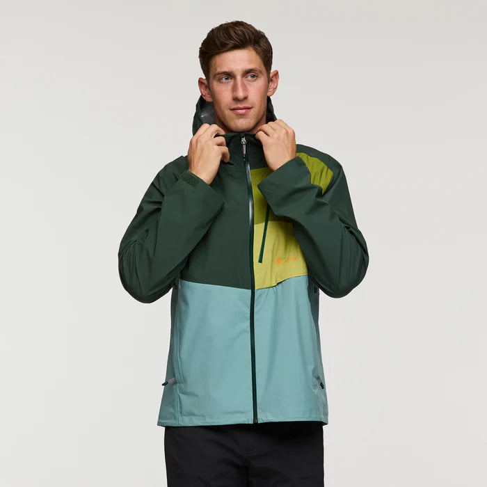 Impermeo 3L Hooded Shell Jacket - Cargo And Bluegrass thumbnail