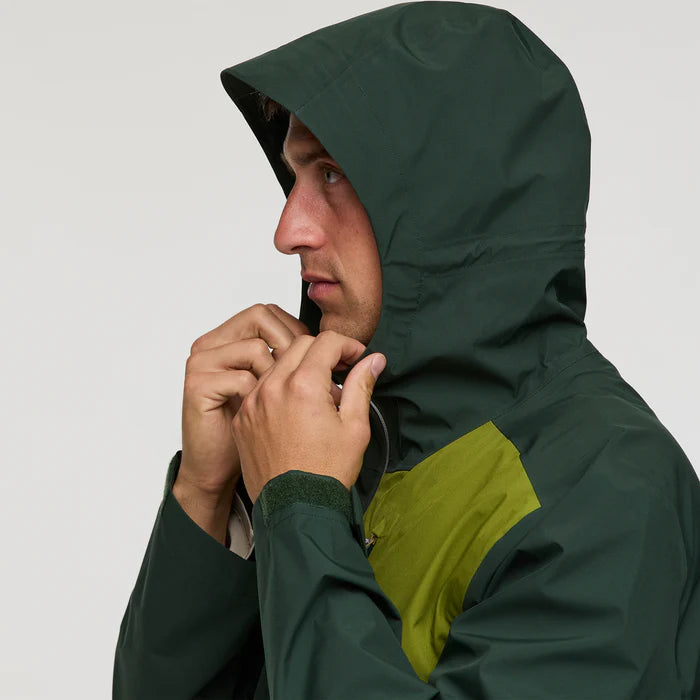 Impermeo 3L Hooded Shell Jacket - Cargo And Bluegrass thumbnail 4