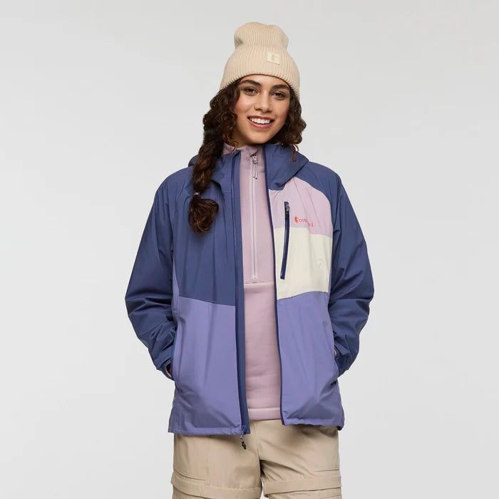 Impermeo 3L Hooded Shell Jacket - Dusk and Blue Smoke thumbnail