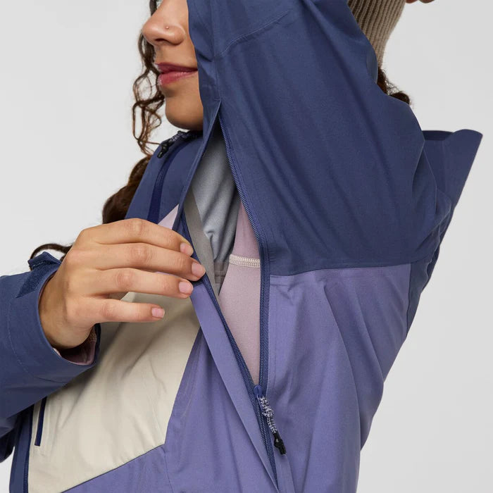 Impermeo 3L Hooded Shell Jacket - Dusk and Blue Smoke thumbnail 4