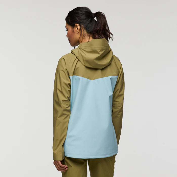 Impermeo 3L Hooded Shell Jacket - Moss And Sea Spray 3