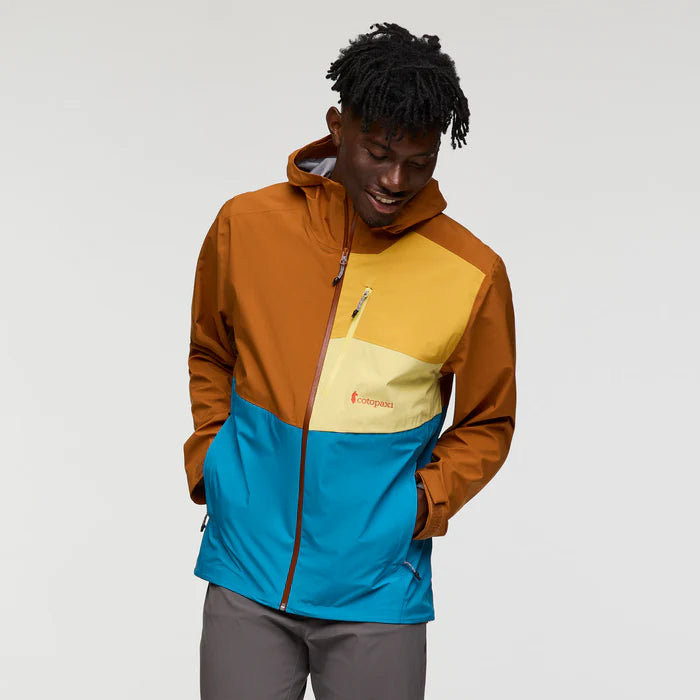 Impermeo 3L Hooded Shell Jacket - Sienna And Lake thumbnail