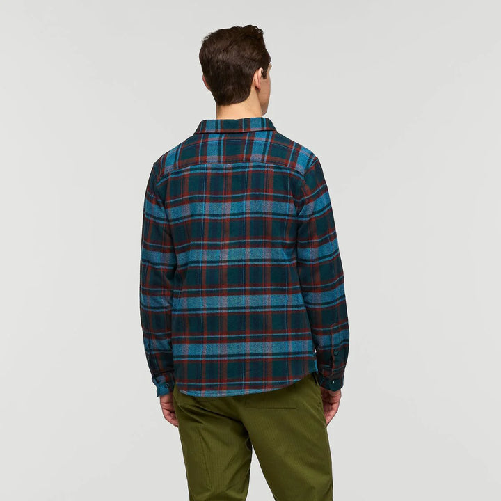 Mero Organic Flannel Shirt Abyss Plaid thumbnail 5