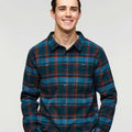 Mero Organic Flannel Shirt Abyss Plaid