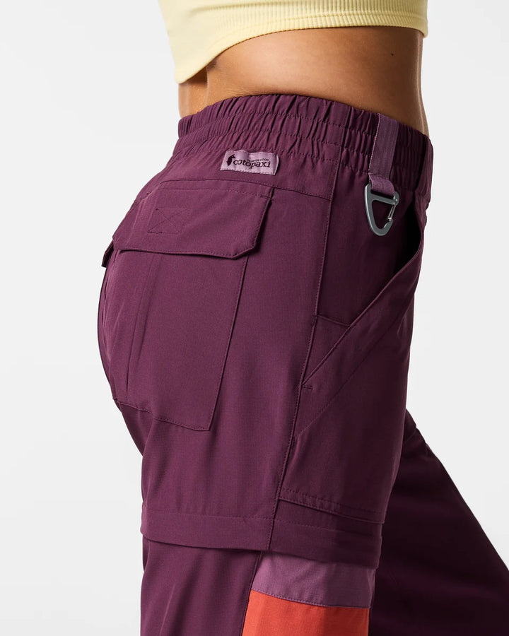 Losdos Zip-Off Pant - Women's - Acai and Mystic thumbnail 3