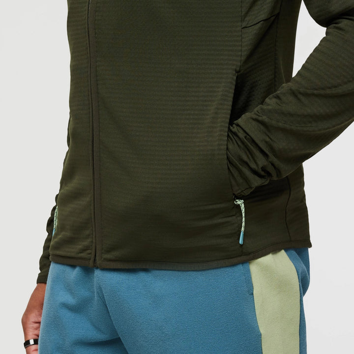Otero Fleece Full-Zip Hooded Jacket Woods thumbnail 6