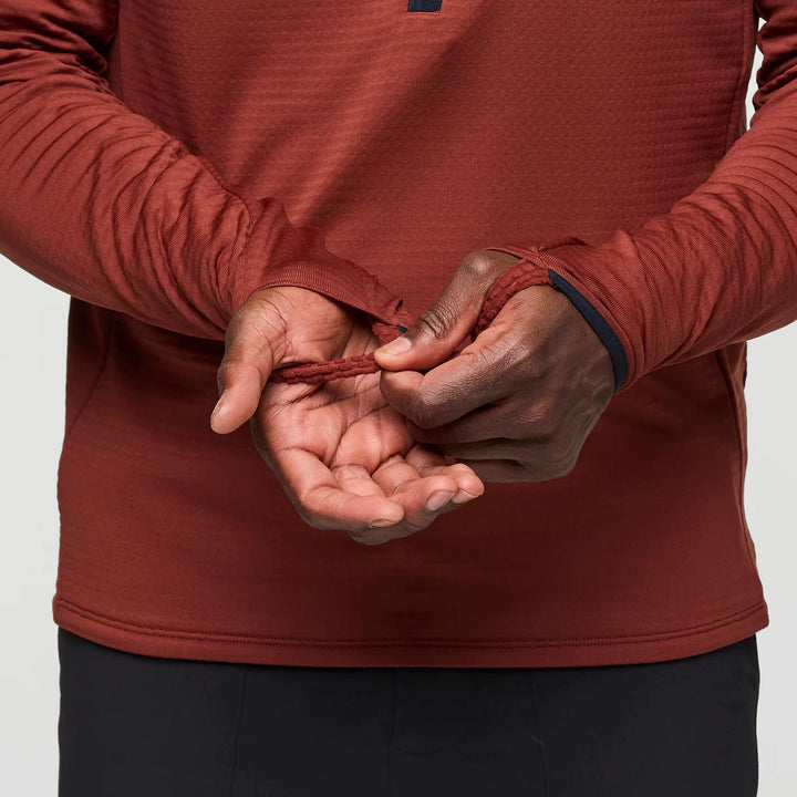 Otero Fleece Half-Zip Pullover Rusty thumbnail 6