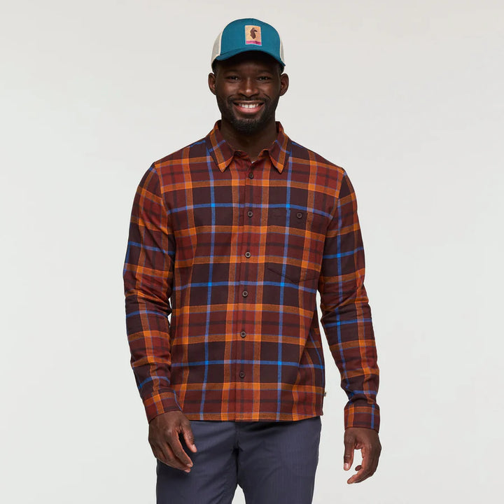 Quedo Flannel Shirt - Coffee Plaid thumbnail