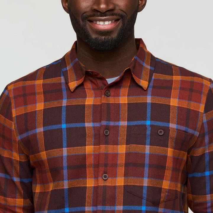 Quedo Flannel Shirt - Coffee Plaid thumbnail 3