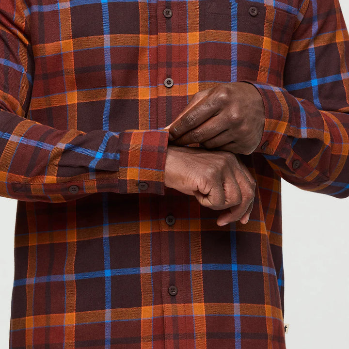Quedo Flannel Shirt - Coffee Plaid thumbnail 4
