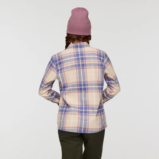 Quedo Flannel Shirt - Cream Plaid thumbnail 1