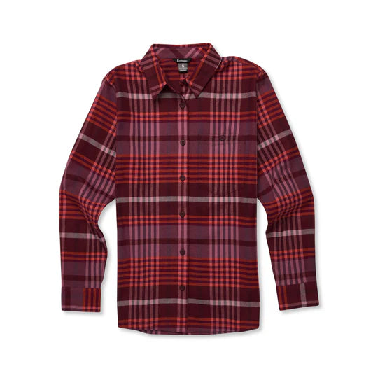 Quedo Flannel Shirt - Mulberry Plaid 4