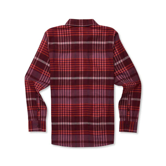 Quedo Flannel Shirt - Mulberry Plaid thumbnail 5