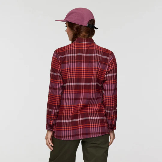 Quedo Flannel Shirt - Mulberry Plaid thumbnail 2