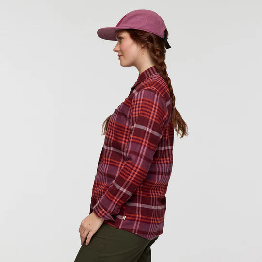 Quedo Flannel Shirt - Mulberry Plaid 1