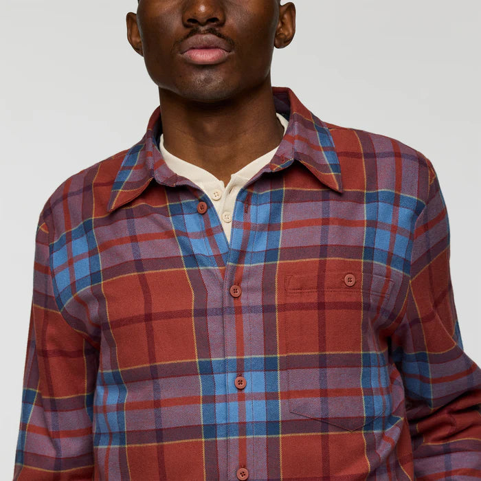 Quedo Flannel Shirt - Nutmeg Plaid