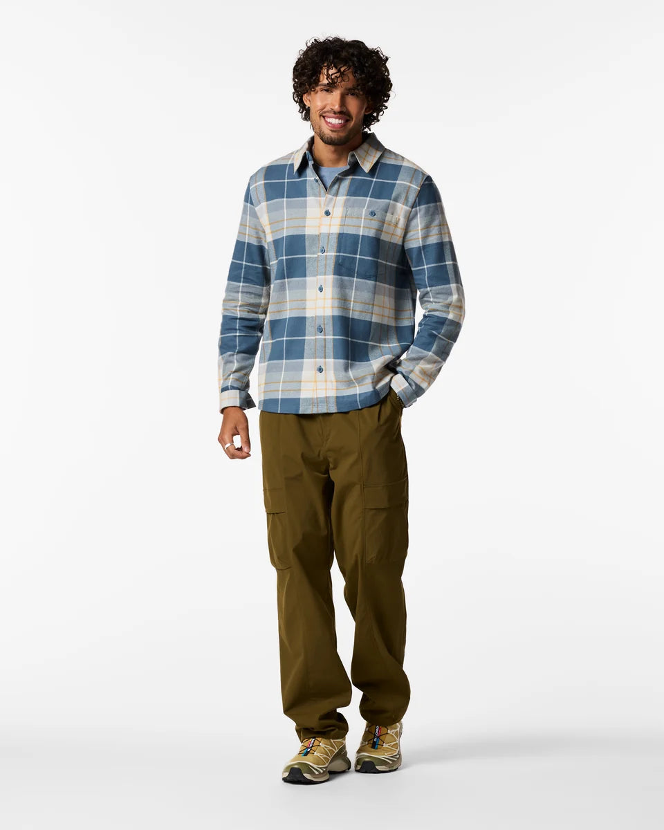 Quedo Flannel Shirt - Men's - Slate Plaid 1