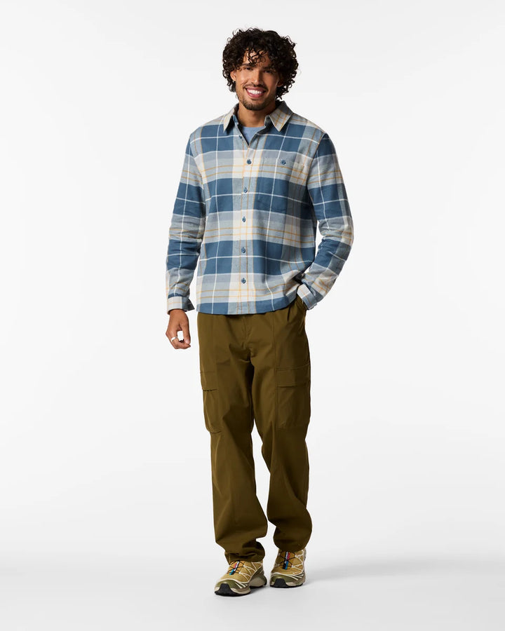 Quedo Flannel Shirt - Men's - Slate Plaid thumbnail 1