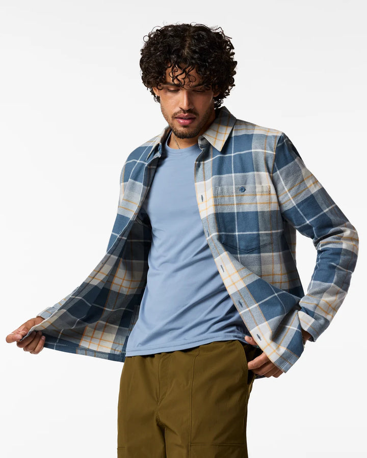 Quedo Flannel Shirt - Men's - Slate Plaid thumbnail