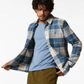 Quedo Flannel Shirt - Men's - Slate Plaid
