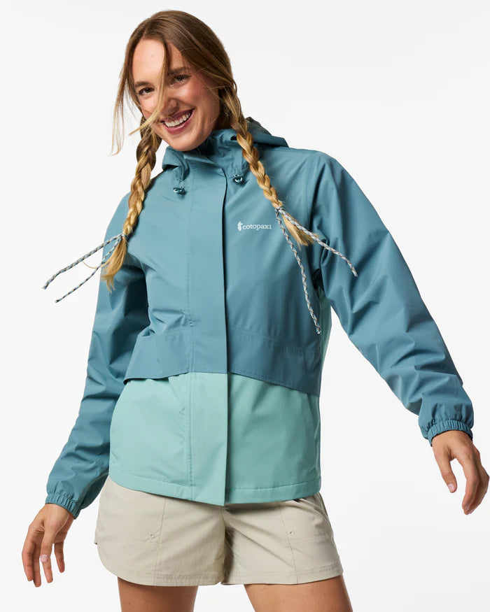 Rayu Rain Jacket - Women's - Everglade and Tide Pool thumbnail