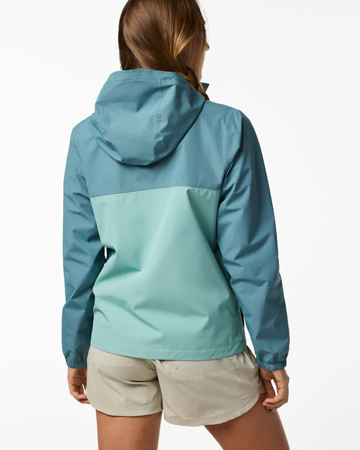Rayu Rain Jacket - Women's - Everglade and Tide Pool thumbnail 1