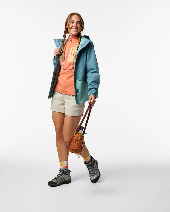 Rayu Rain Jacket - Women's - Everglade and Tide Pool 7