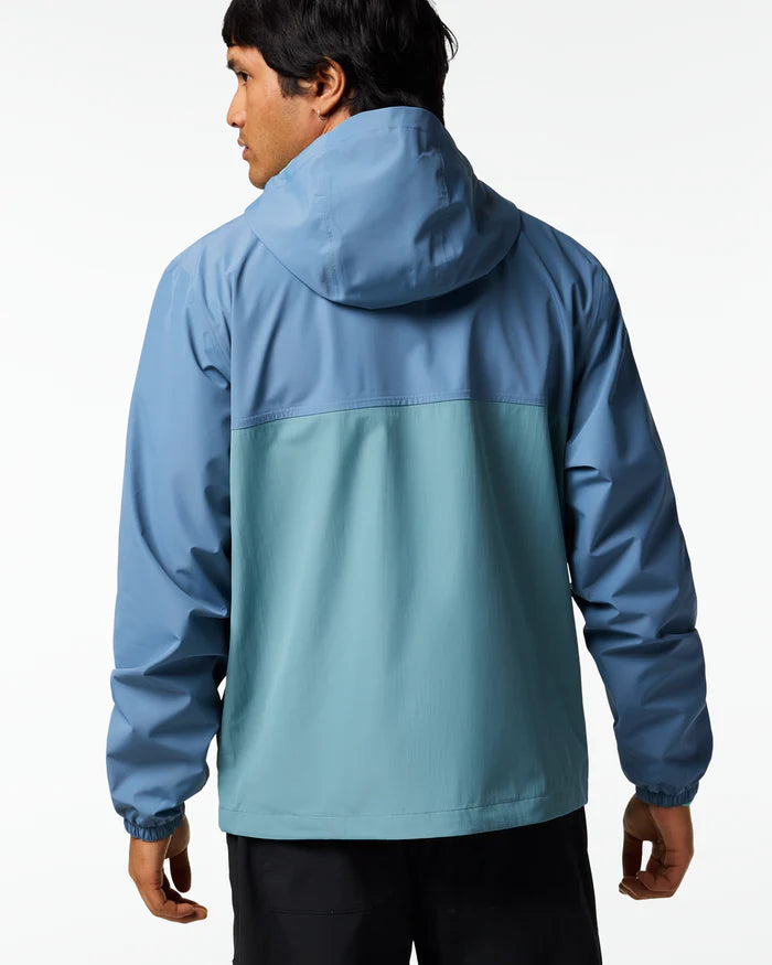Rayu Rain Jacket - Men's - Steel Blue and Everglade thumbnail 1