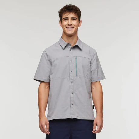 Sumaco Short-Sleeve Shirt-M - Smoke