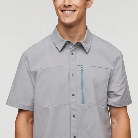Sumaco Short-Sleeve Shirt-M - Smoke 2
