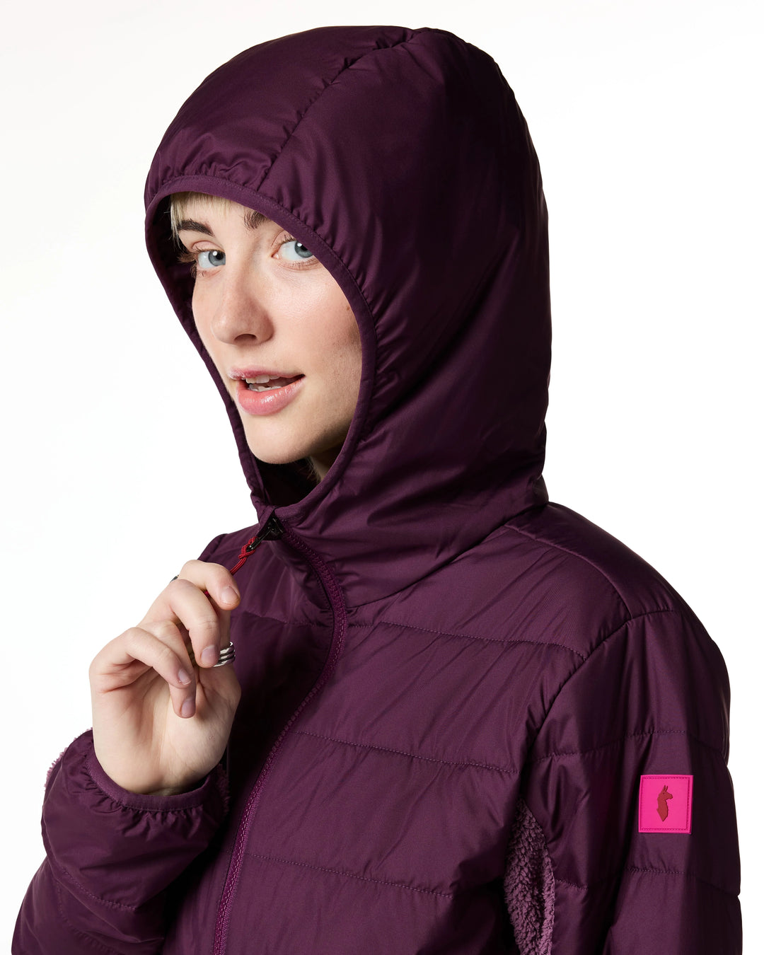 Trico 2.0 Hybrid Jacket - Women's - Acai and Mystic 3